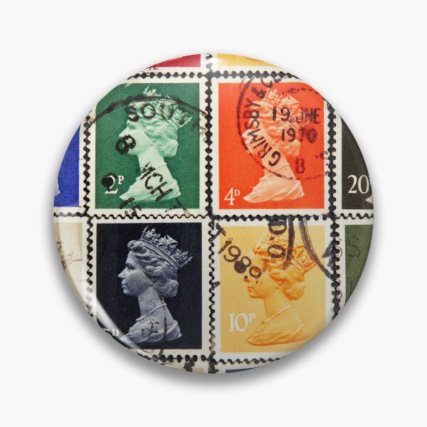 Item preview, Postage stamps of United Kingdom with image of Her Majesty Queen Elizabeth. designed and sold by IaroslavB.