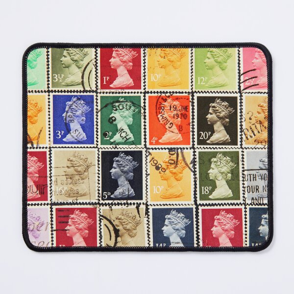 Item preview, Postage stamps of United Kingdom with image of Her Majesty Queen Elizabeth. designed and sold by IaroslavB.