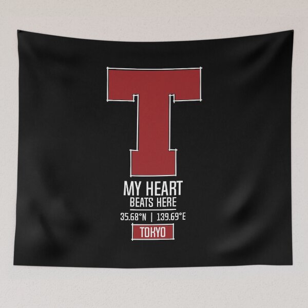 Item preview, TOKYO MY HEART BEATS HERE BLACK designed and sold by LMAGARMENTS.