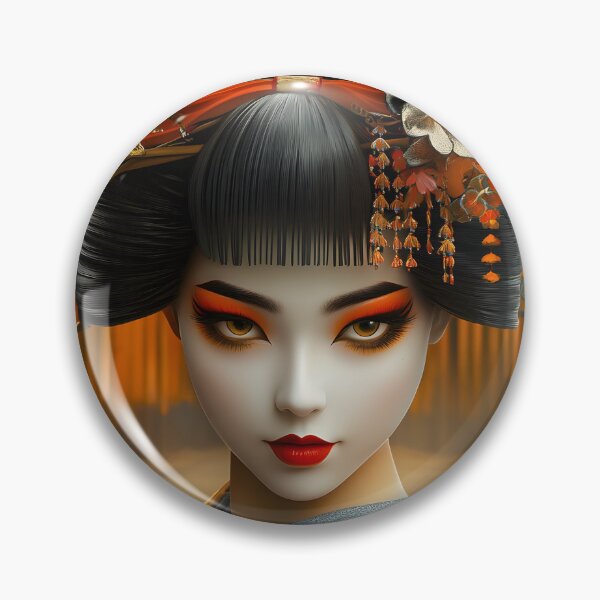 Item preview, Elegant Geisha in a Serene Temple Passage designed and sold by Artessie.