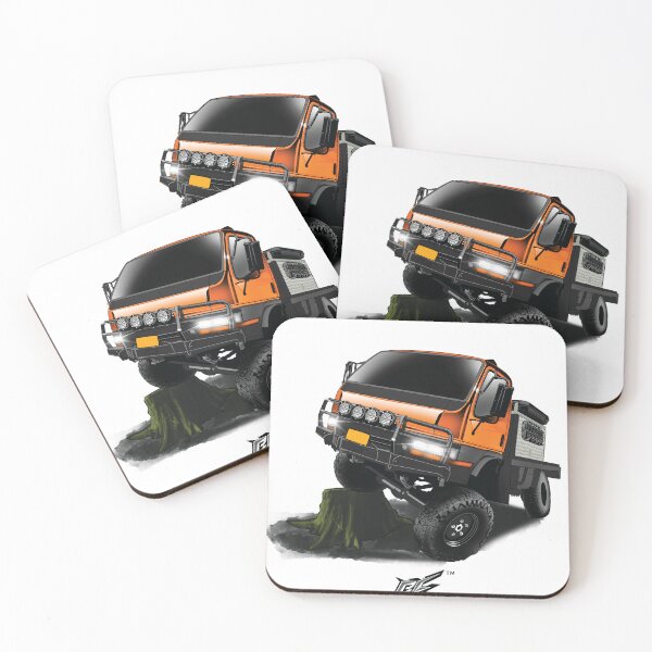 Item preview, mitsubishi canter 4x4 orange  designed and sold by NaquashM.