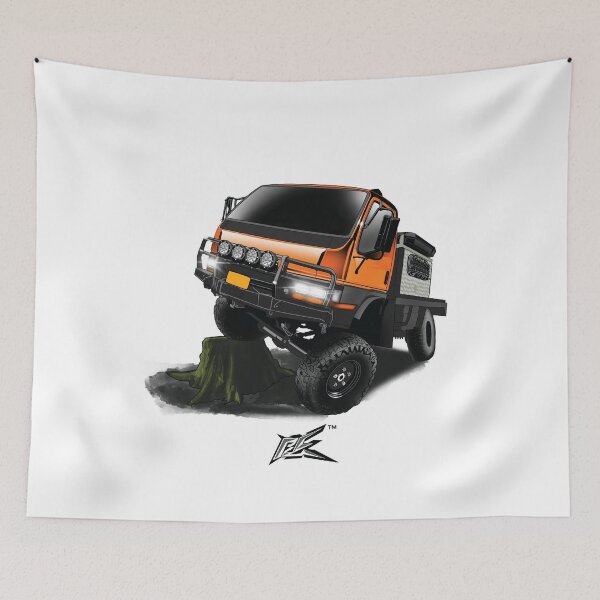 Item preview, mitsubishi canter 4x4 orange  designed and sold by NaquashM.