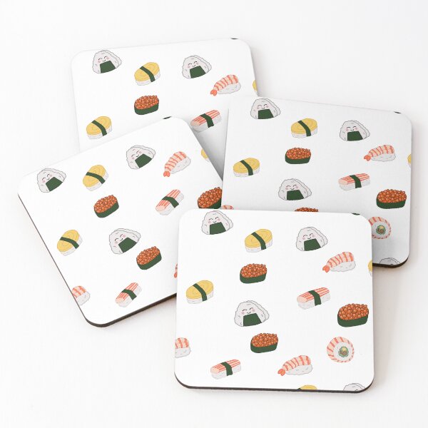 Item preview, Cute sushi pattern designed and sold by VladislavDesigns.
