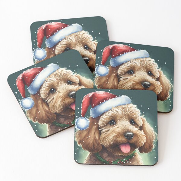 Item preview, Christmas Cockapoo designed and sold by Karen Dore Art & Photography.