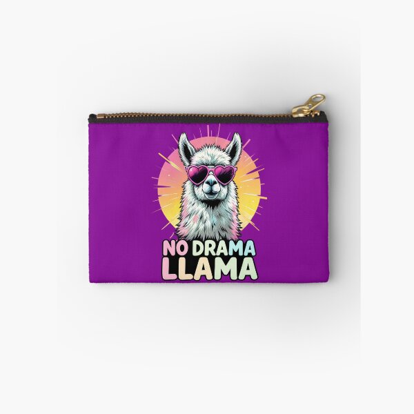 Item preview, No Drama Llama – Funny Chill Llama with Heart Sunglasses designed and sold by Aredbox.