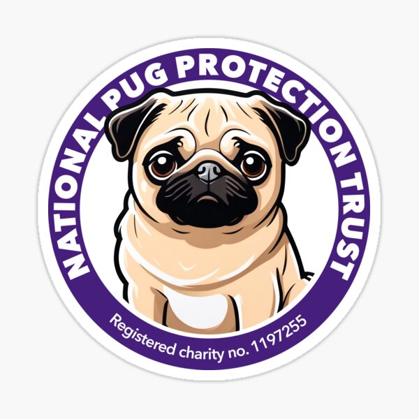 NPPT logo with fawn pug Sticker