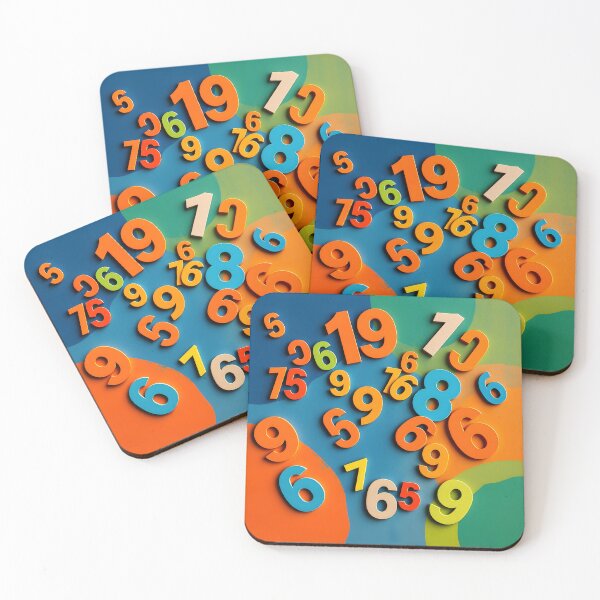 Item preview, Numbers 6 designed and sold by HebaRK Studio.