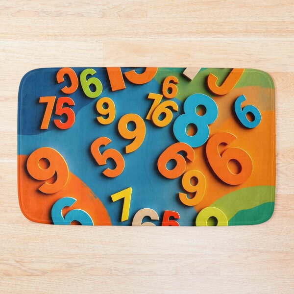 Item preview, Numbers 6 designed and sold by HebaRK Studio.