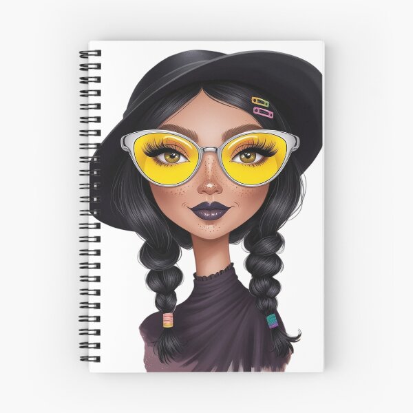 Item preview, Modern Witch in Glamorous Yellow Glasses designed and sold by rabiarch.