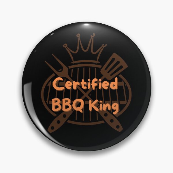 Item preview, Certified BBQ King Grilling Enthusiast Design   designed and sold by IceBathDESIGNS.