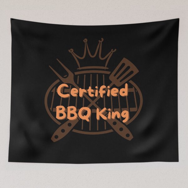 Item preview, Certified BBQ King Grilling Enthusiast Design   designed and sold by IceBathDESIGNS.