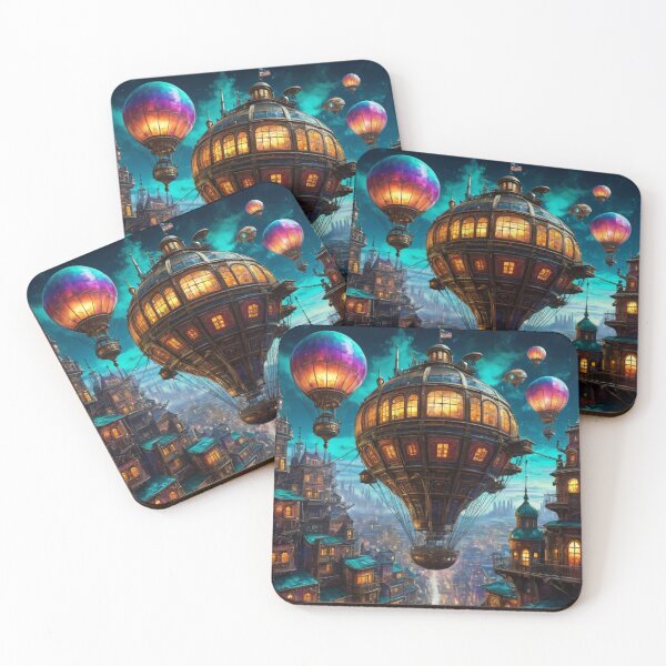 Item preview, Steampunk Hot Air Balloons designed and sold by TheDarkWardrobe.