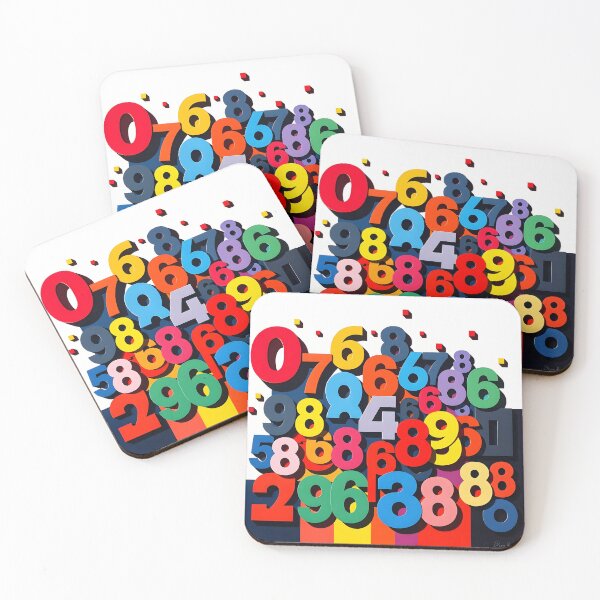 Item preview, Numbers 5 designed and sold by HebaRK Studio.