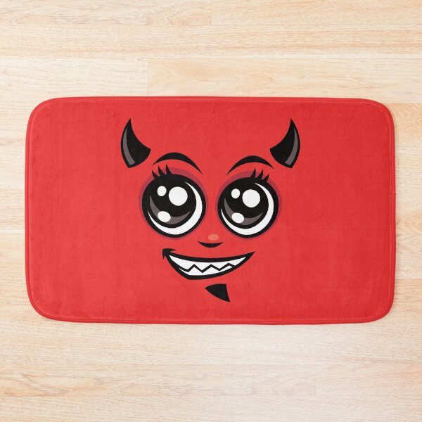 Item preview, Cute Smiling Cartoon Devil Face designed and sold by fizzgig.