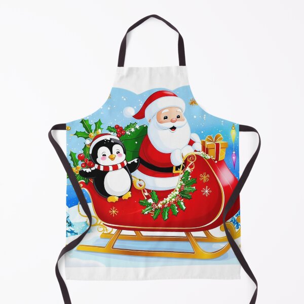 Item preview, Santa and Penguin's Winter Adventure designed and sold by rabiarch.