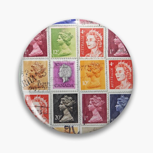 Item preview, Postage stamps of British Commonwealth with image of Her Majesty Queen Elizabeth. designed and sold by IaroslavB.
