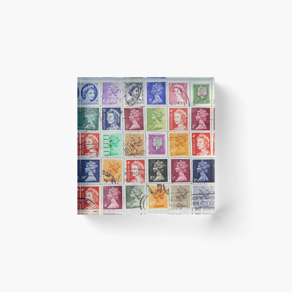 Item preview, Postage stamps of British Commonwealth with image of Her Majesty Queen Elizabeth. designed and sold by IaroslavB.