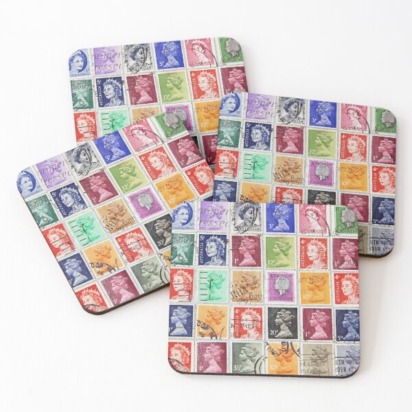 Item preview, Postage stamps of British Commonwealth with image of Her Majesty Queen Elizabeth. designed and sold by IaroslavB.