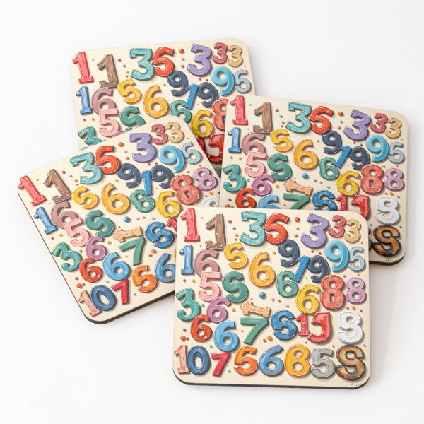 Item preview, Numbers 1 designed and sold by HebaRK Studio.