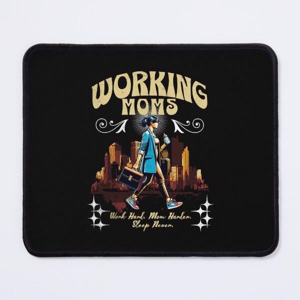 Item preview, Workin moms - Working harder, Mom harder, Sleep never designed and sold by Tee-Craftify.