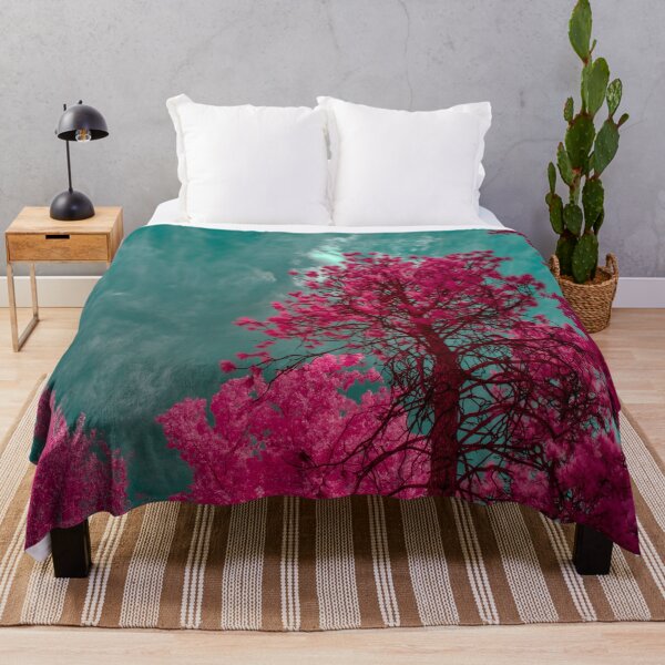 Item preview, Pink trees in a teal sky designed and sold by Cblifeisgood.