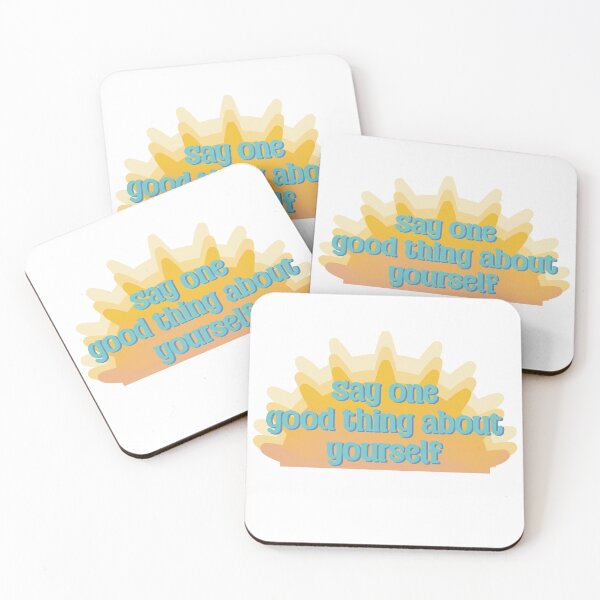 Item preview, Say One Good Thing About Yourself designed and sold by sleepyheadedbb.