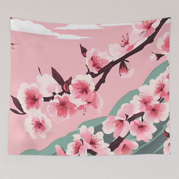 Item preview, Japanese cherry branch designed and sold by VladislavDesigns.