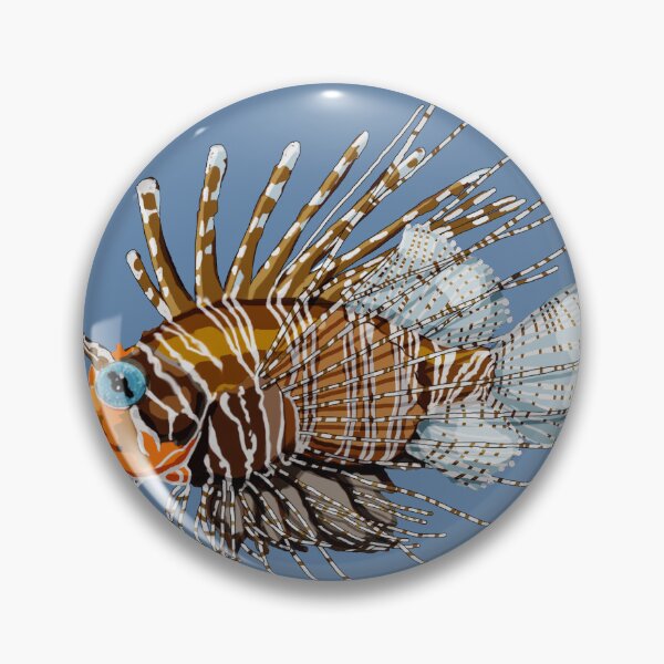 Item preview, Lionfish Illustration | Vibrant Ocean Art designed and sold by Phat Dog Designs .