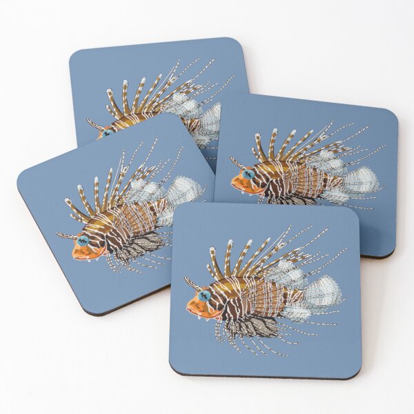 Item preview, Lionfish Illustration | Vibrant Ocean Art designed and sold by Phat Dog Designs .