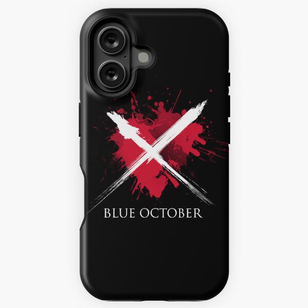 Vista previa del artículo con la obra «Octubre azul - HeartX», diseñado y vendido por Bandwear.com.