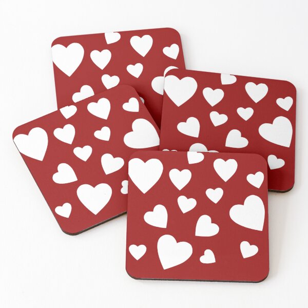 Item preview, Can't Have to many Hearts-white on red version designed and sold by StirlingTodd.