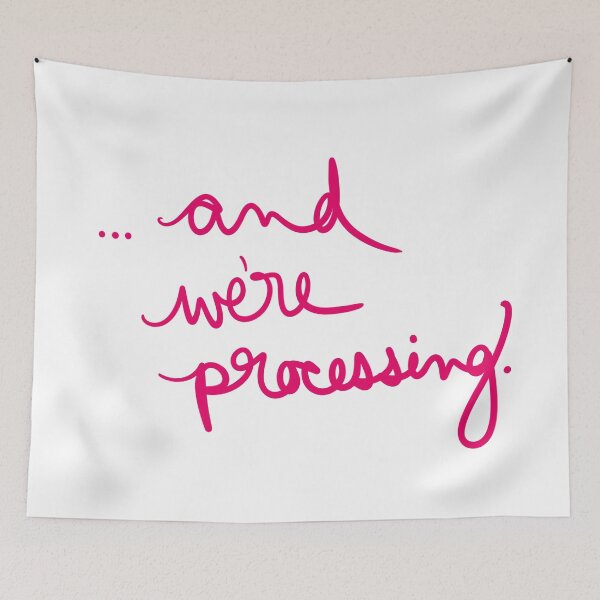 Item preview, …y estamos procesando. designed and sold by abeink.
