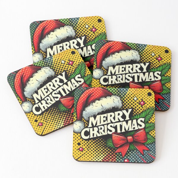 Item preview, Christmas Vintage pop art Santa hat with ribbon,christmas Santa hat ,christmas Vintage designed and sold by Expressions-Sel.