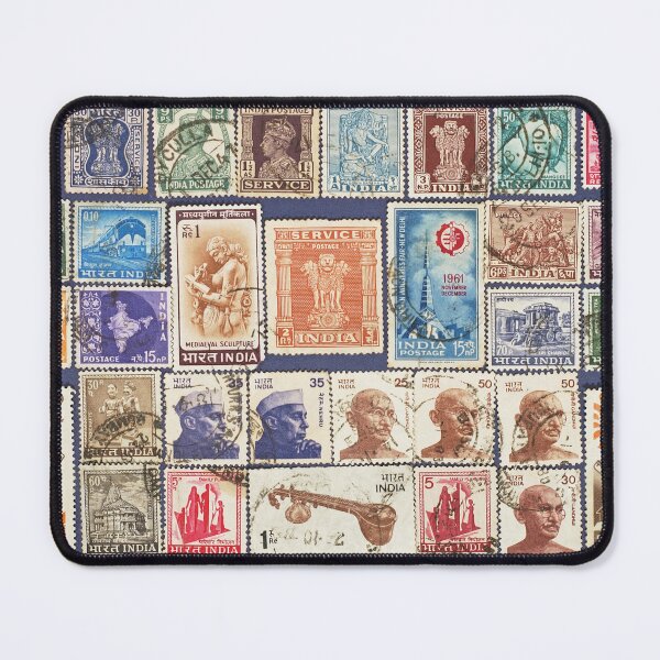 Item preview, Different postage stamps of India as background. designed and sold by IaroslavB.