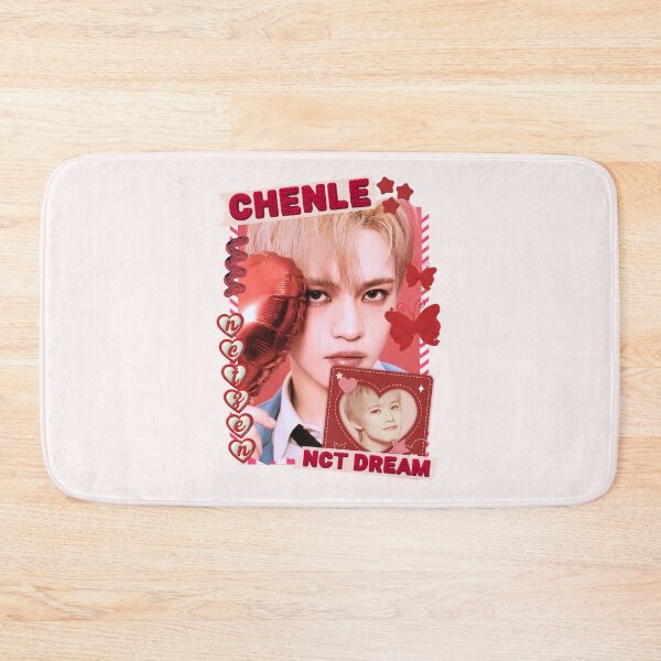 Item preview, NCT DREAM Red Y2K Preppy Chenle Scrapbook Collage Design  designed and sold by HELL0WBELLO.