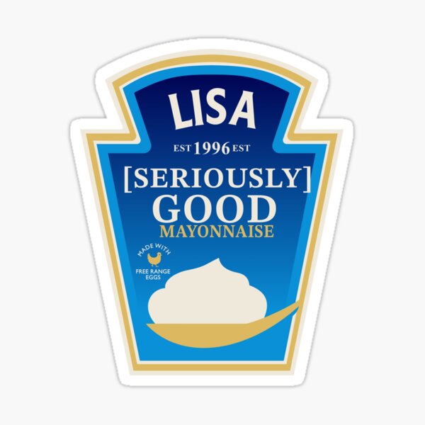 Artikel-Vorschau von Lisa Heinz Mayonnaise, designt und verkauft von Miles & Myles.