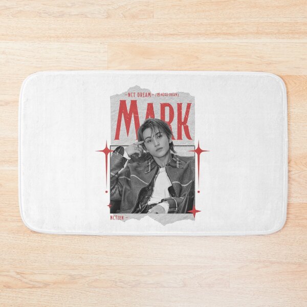 Item preview, NCT DREAM Y2K Mark Preppy Red and Black Scrapbook Collage Design designed and sold by HELL0WBELLO.