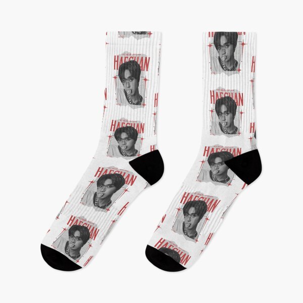 Item preview, NCT DREAM Y2K Haechan Preppy Red and Black Scrapbook Collage Design designed and sold by HELL0WBELLO.