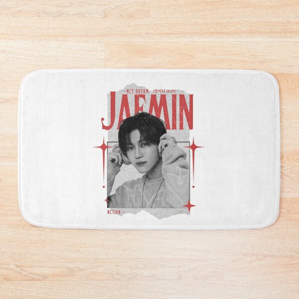 Item preview, NCT DREAM Y2K Jaemin Preppy Red and Black Scrapbook Collage Design designed and sold by HELL0WBELLO.