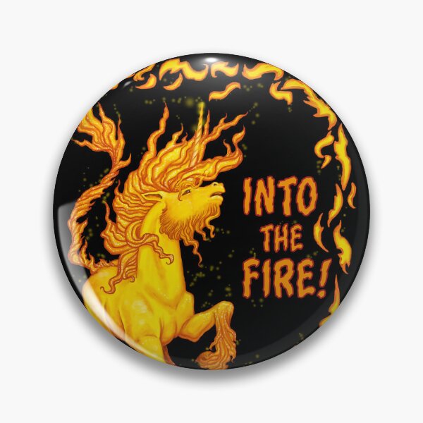 Item preview, Unicorn of Fire designed and sold by SillWillStudios.