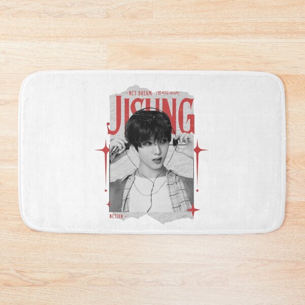Item preview, NCT DREAM Y2K Jisung Preppy Red and Black Scrapbook Collage Design designed and sold by HELL0WBELLO.