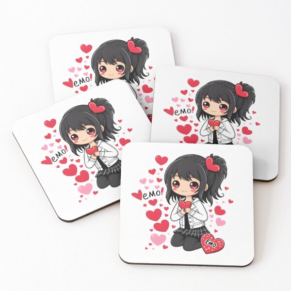 Item preview, Chica emo de San Valentín designed and sold by RedHearts76.