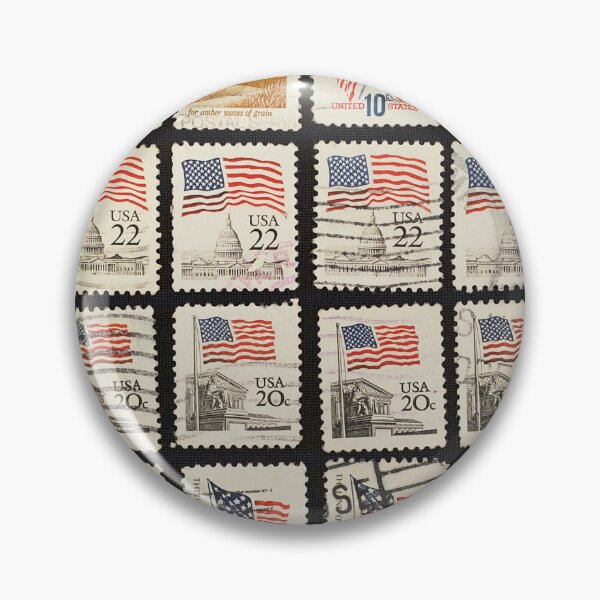 Item preview, Postage stamps with the USA State Flags. designed and sold by IaroslavB.
