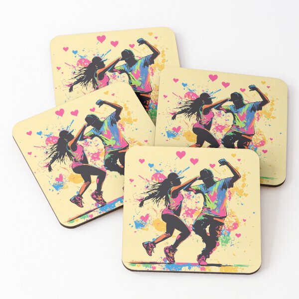 Item preview, A pair of dancers with hearts designed and sold by anettfaye.