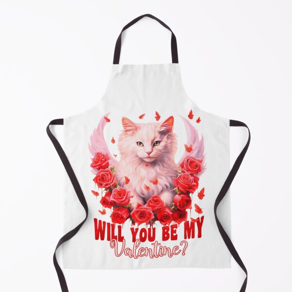 Aperçu de l'œuvre Angelic Cat Valentine’s Day créée et vendue par ImaginMotivate.
