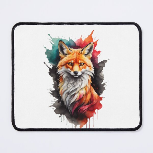 Item preview, Watercolor Fox – Vibrant and Expressive Art ? designed and sold by cdecartoon.