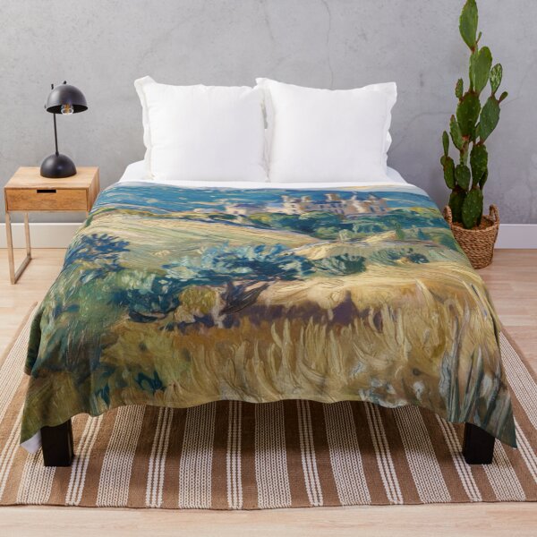 Item preview, French Countryside Château - Impressionist Landscape Painting of Provence, France designed and sold by CARRAANN.