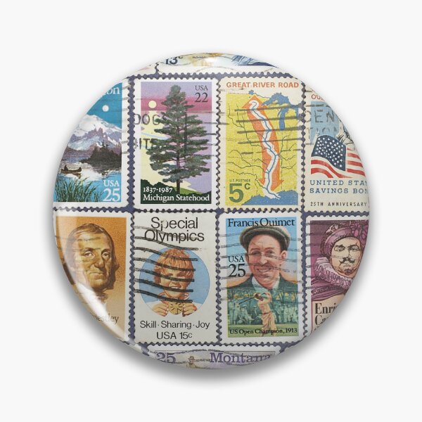 Item preview, Set of different USA postage stamps.Background. designed and sold by IaroslavB.