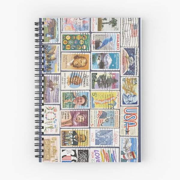 Artikelvorschau, Satz verschiedene USA-Briefmarken. Hintergrund. entworfen und verkauft von IaroslavB.