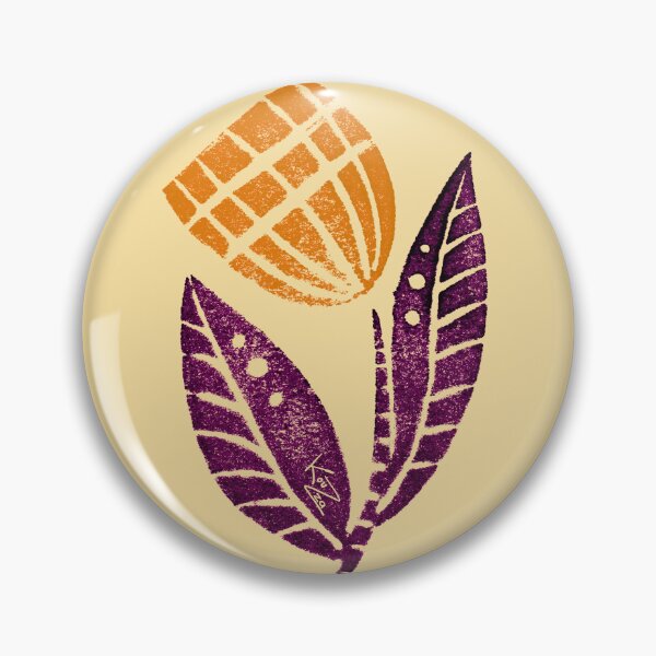 Item preview, Simple flower pattern in orange and purple designed and sold by KOUZZA.